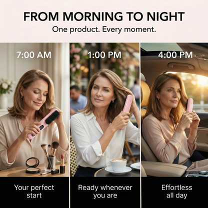 SilkBrush GO - Salon-Smooth Hair in 5 Minutes On The Go