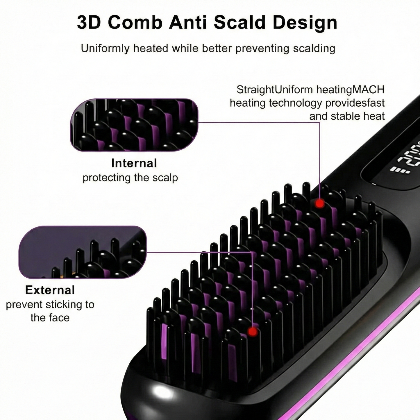 SilkBrush GO - Salon-Smooth Hair in 5 Minutes On The Go