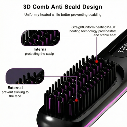 SilkBrush GO - Salon-Smooth Hair in 5 Minutes On The Go