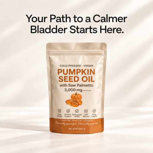 Pumpkin Seed Oil Softgels - Bladder Health Supplement