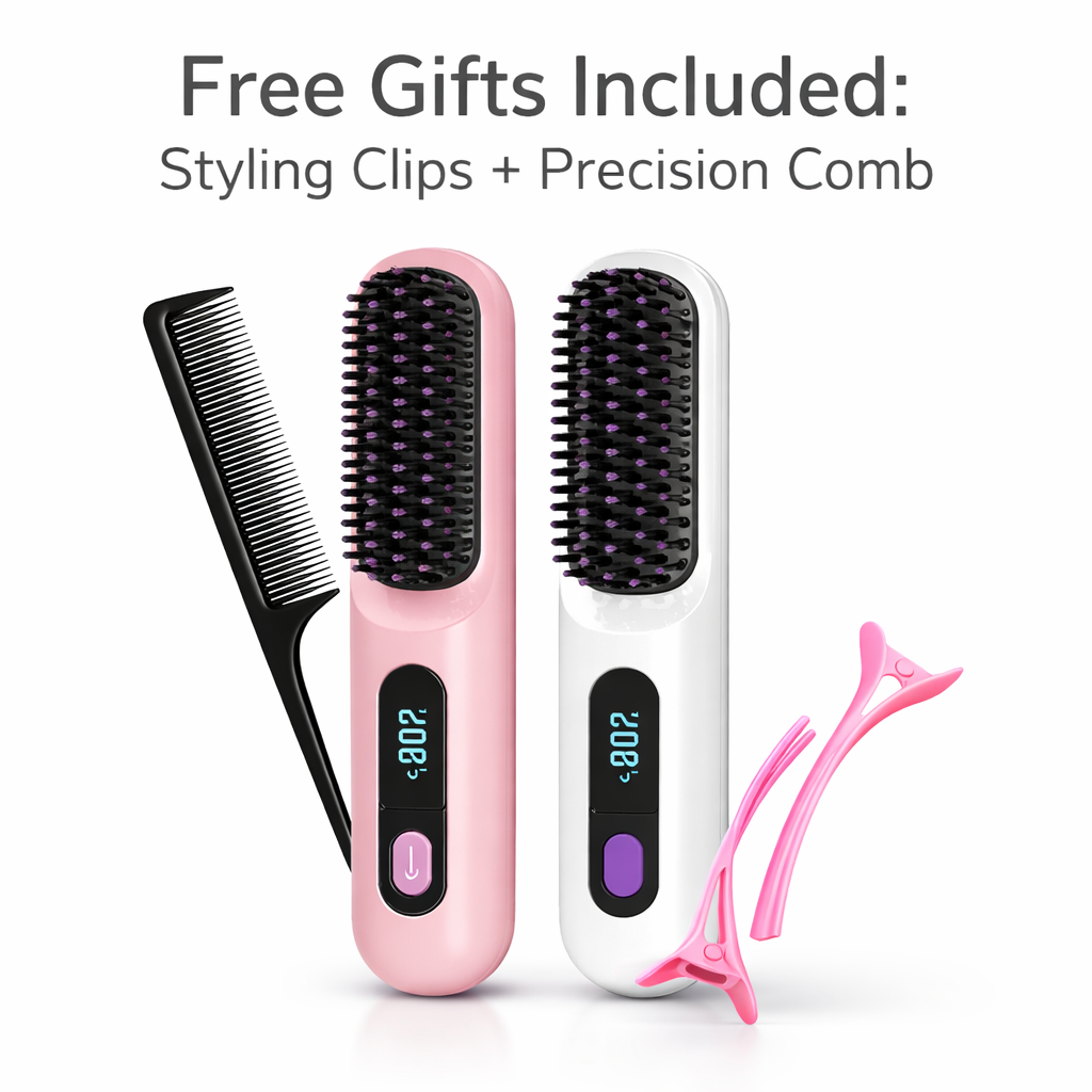 SilkBrush GO - Salon-Smooth Hair in 5 Minutes On The Go