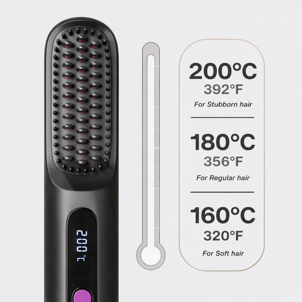 SilkBrush GO - Salon-Smooth Hair in 5 Minutes On The Go
